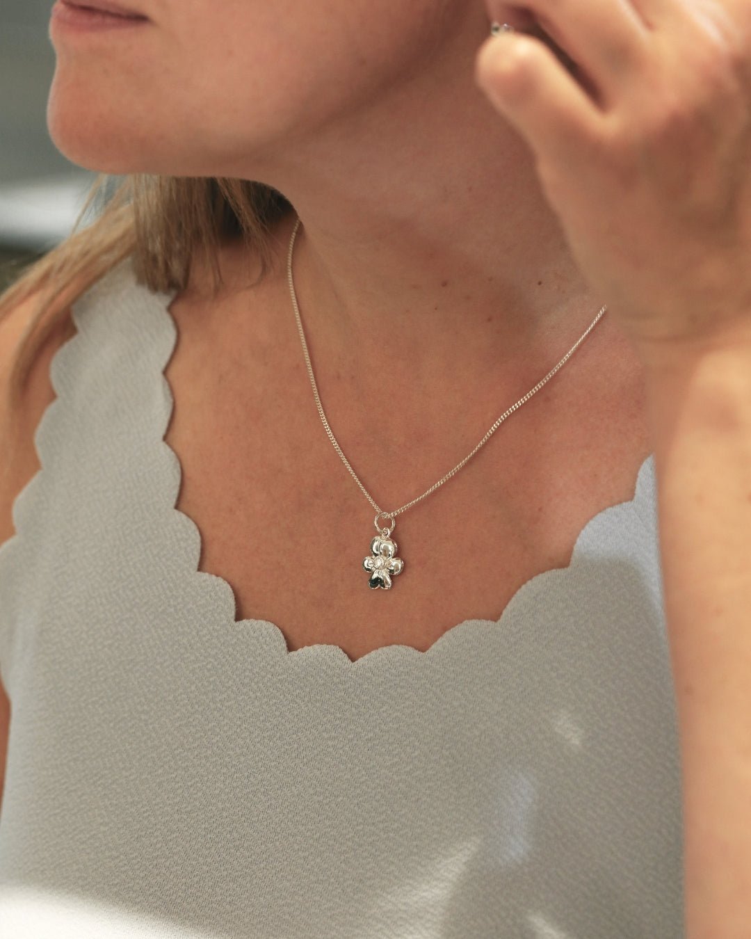 VIOL S halsband med kubisk zirkon - Guldviva Jewellery