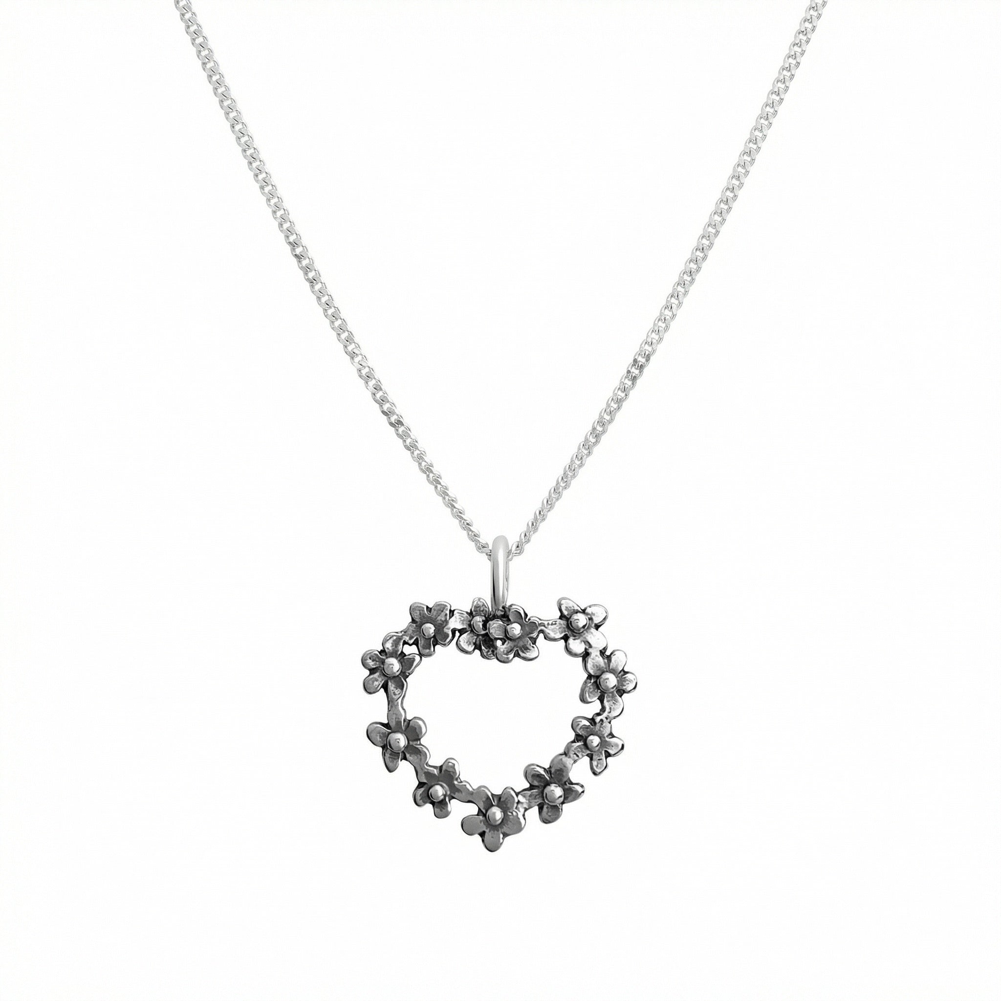 FÖRGÄT MIG EJ HJÄRTA halsband