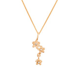 FÖRGÄT MIG EJ 18K halsband med diamanter - Guldviva Jewellery