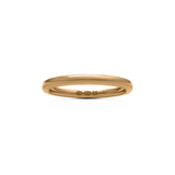 RING Halvrund 18k 2 mm - Guldviva Jewellery
