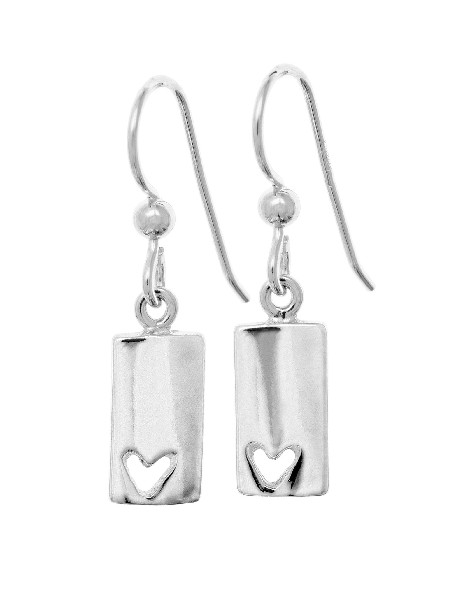 HEART örhänge på krok - Guldviva Jewellery