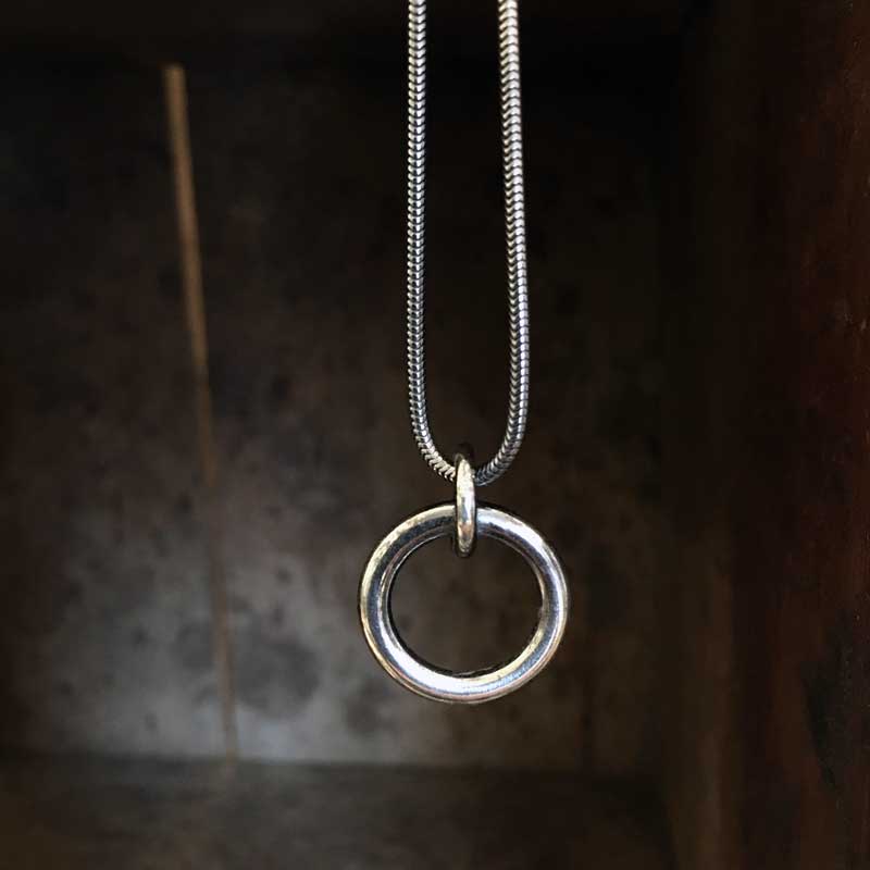 I Hamn sterling silver necklace, handcrafted by GULDVIVA