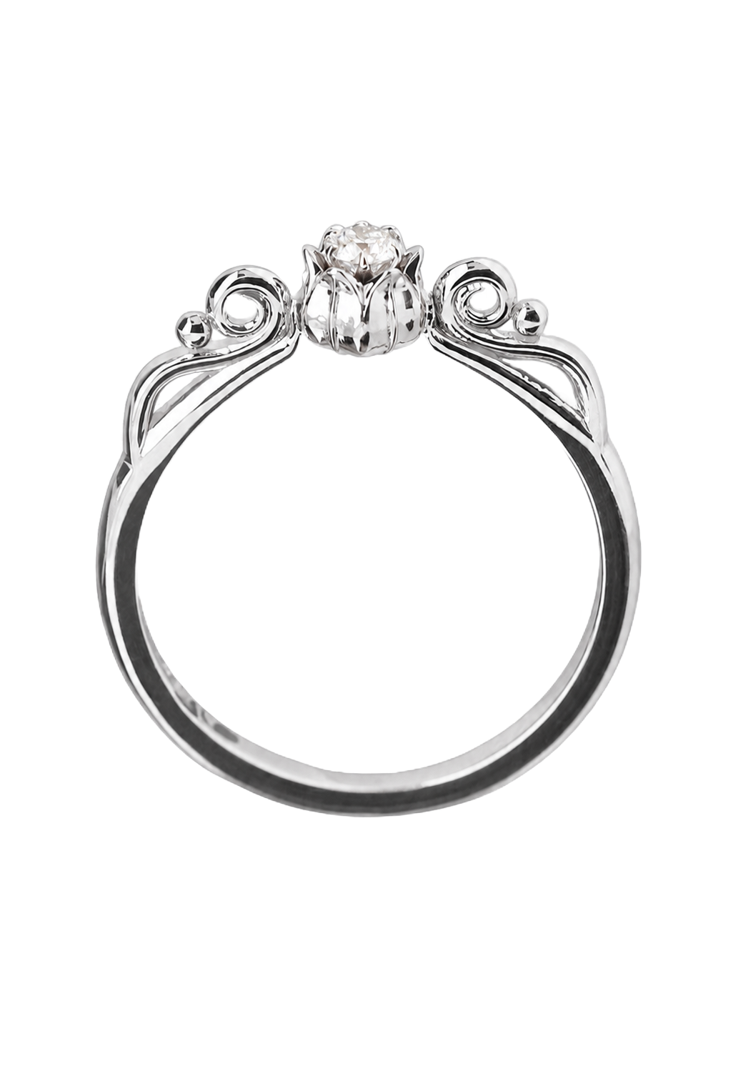 LILY OF LOVE 18K vitguld ring