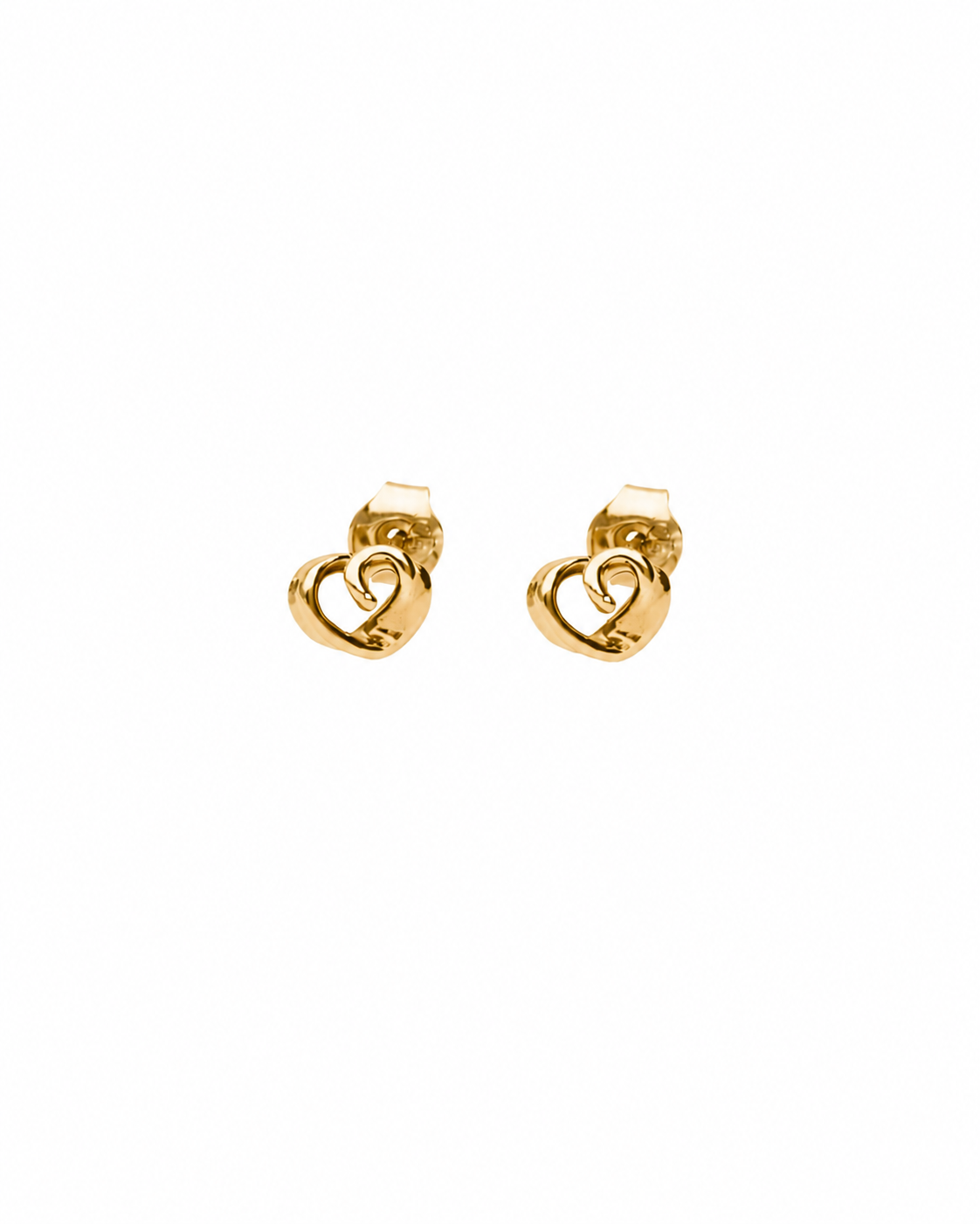 STORMSKERRY MAJA HEART 18K stud earrings
