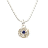 ROS halsband med Kordierit från Lappland - Guldviva Jewellery