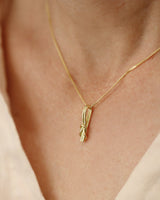 RÅBANDSKNOP (Reef Knot) 18K necklace