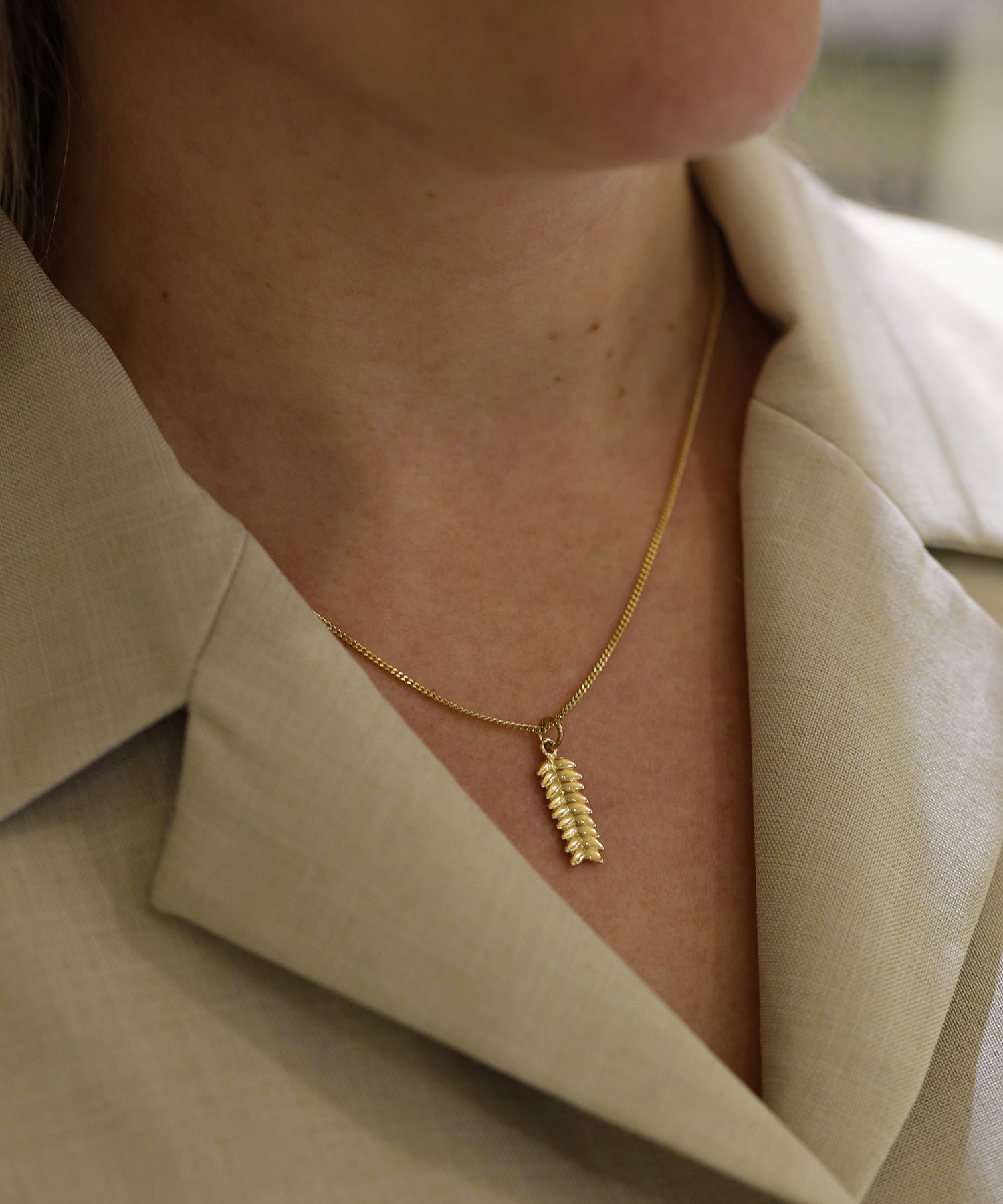 RÅG XS 18K halsband - Guldviva Jewellery