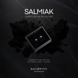 SALMIAK örhängen på stift - Guldviva Jewellery