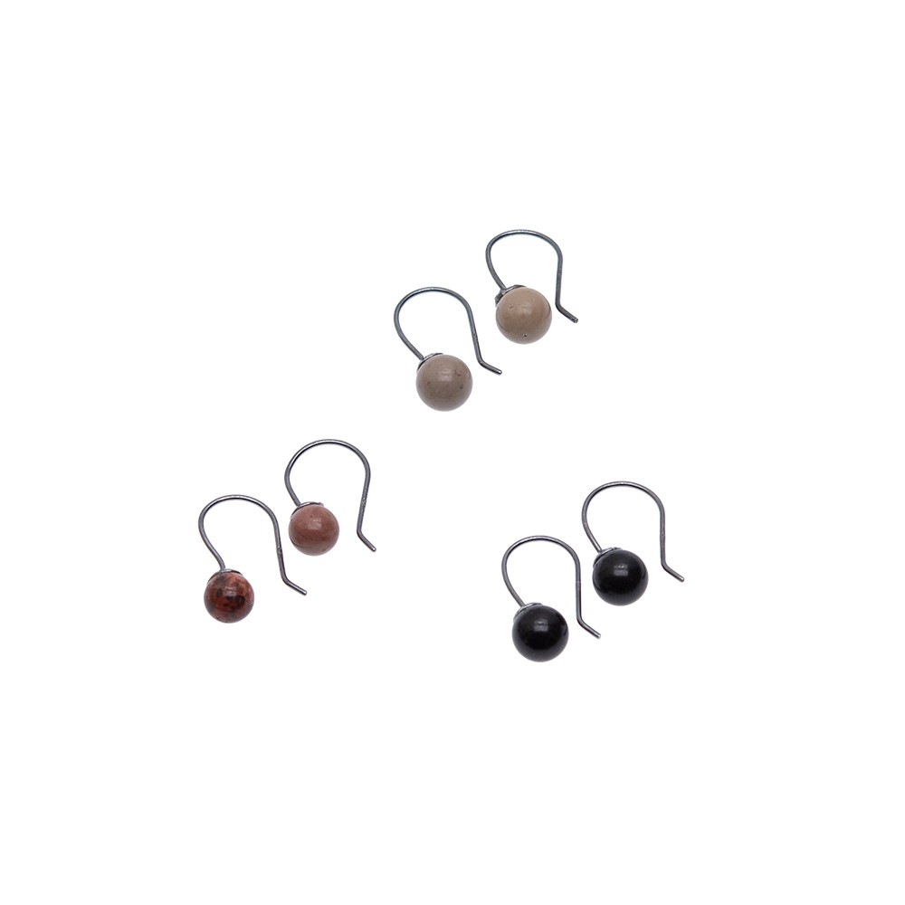 STRAND örhängen på krok - Guldviva Jewellery