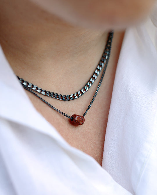 STRAND (Beach) Stone necklace 42-45 cm