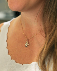 VIOL S 18K halsband med diamant - Guldviva Jewellery