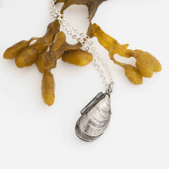 BLÅMUSSLA SKATT halsband - Guldviva Jewellery
