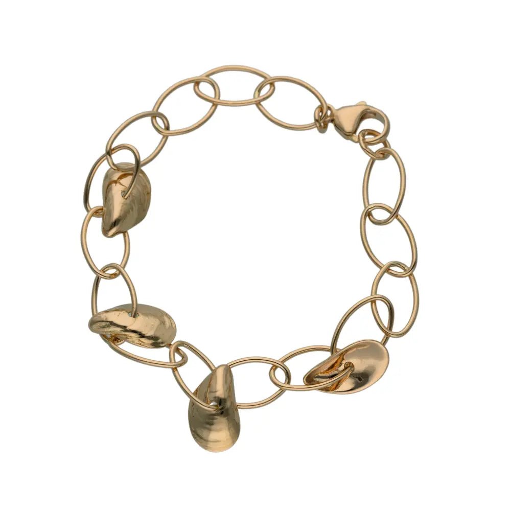 BLÅMUSSLA NÄT 18K armband - Guldviva Jewellery
