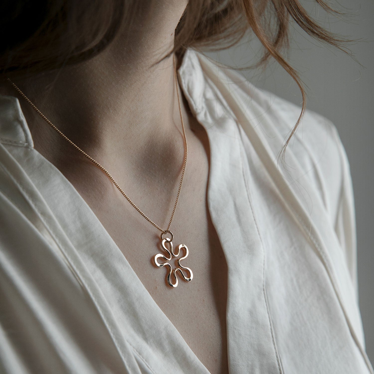 BLOMMAN™ 18K 1,2 halsband - Guldviva Jewellery