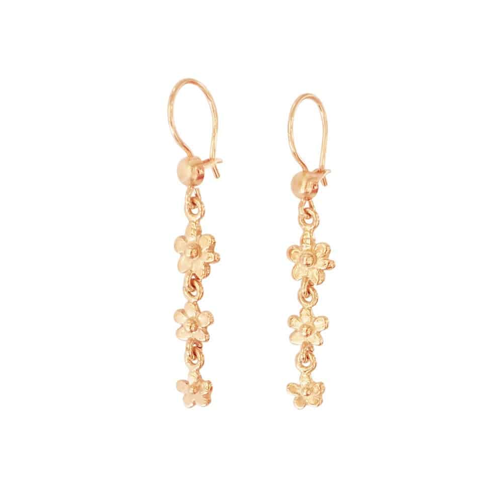 FÖRGÄT MIG EJ 18K örhängen på krok - Guldviva Jewellery