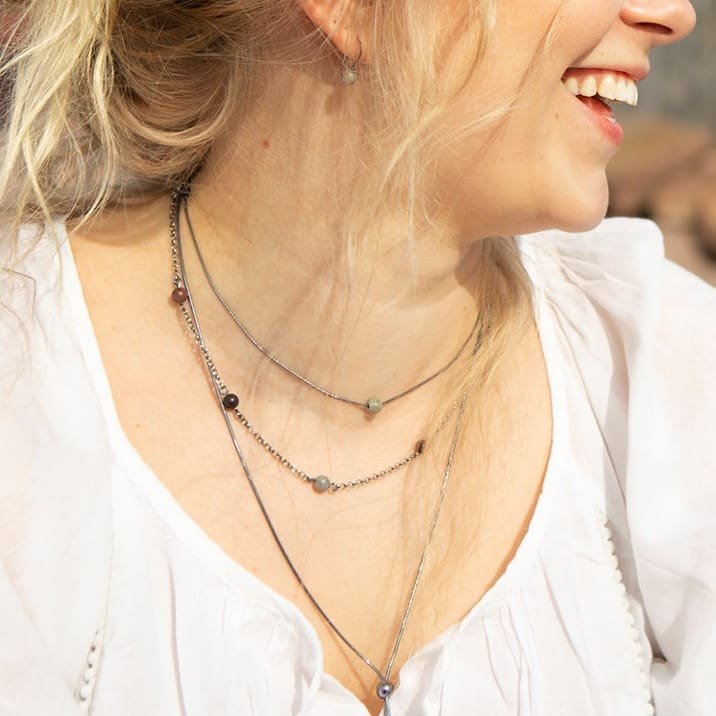 STRAND Pärla halsband - Guldviva Jewellery