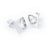 HEART örhängen på stift - Guldviva Jewellery