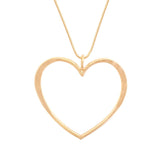 HJÄRTLIG XL 18K halsband - Guldviva Jewellery