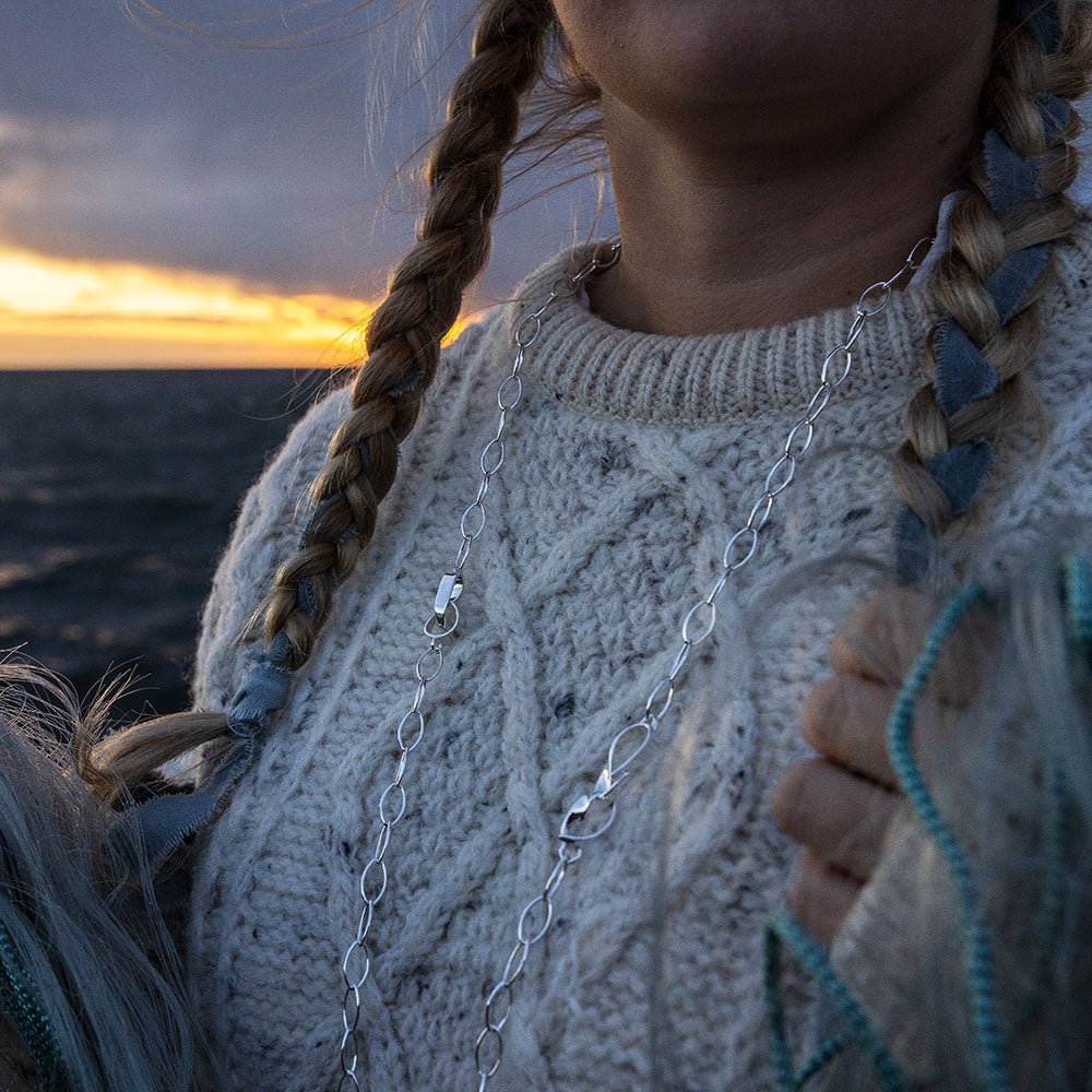 STORMSKÄRS MAJA NÄT halsband (90 cm) - Guldviva Jewellery