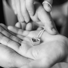 RÅGHJÄRTA halsband - Guldviva Jewellery