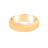 RING Halvrund 18k 5 mm - Guldviva Jewellery
