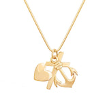 TRO HOPP & KÄRLEK 18K L halsband - Guldviva Jewellery