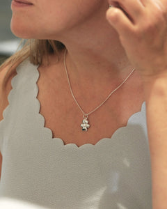 VIOL (Veilchen) S Halskette mit Zirkonia - Guldviva Schmuck