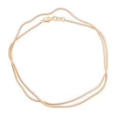 Schlangekette (130) 18K - Schmuck Guldviva