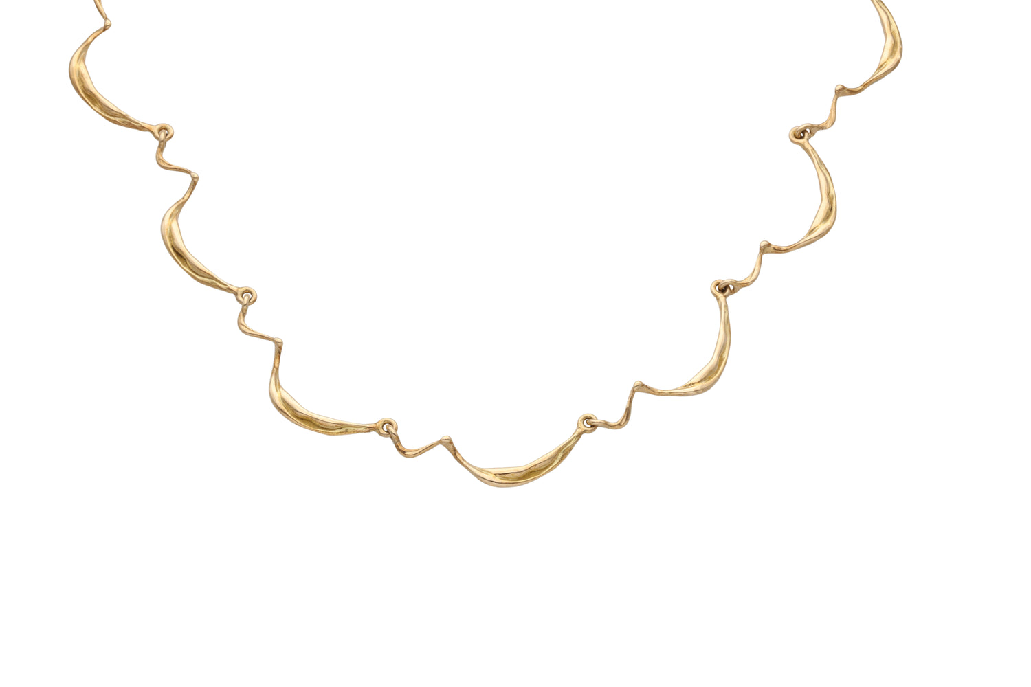 SVALL (Wellengang) 18K Halskette