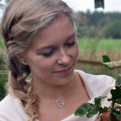 ÄPPELBLOM (Apfelblüte) Ohrstecker - Guldviva Jewellery