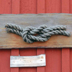 RÅBANDSKNOP (Kreuzknoten) ROBUST Halskette - Guldviva Jewellery