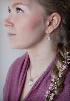 TRIPPEL ROS (Rosen) Halskette  - Guldviva Jewellery