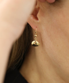 SANDMUSSLA (Sandmuschel) S 18K Ohrringe - Guldviva Jewellery