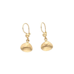 SANDMUSSLA (Sandmuschel) S 18K Ohrringe - Guldviva Jewellery