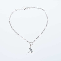 TROLLSLÄNDA (Libelle) fußkettchen - Guldviva Jewellery