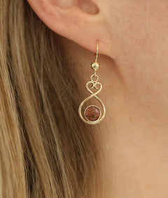 ÅLANDSHJÄRTA (Heart of Åland) 18K earrings - Guldviva Jewellery