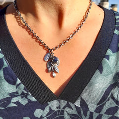 BLÅBÄR (Blueberry) necklace - Guldviva Jewellery