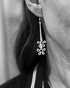 BLOMMAN™ Duo Fest earrings with hook - Guldviva Jewellery