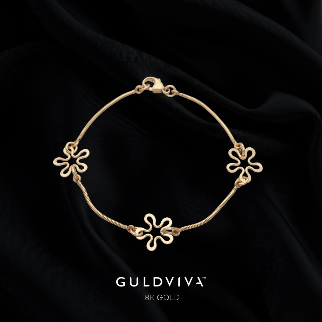 BLOMMAN™ Duo bracelet 18K