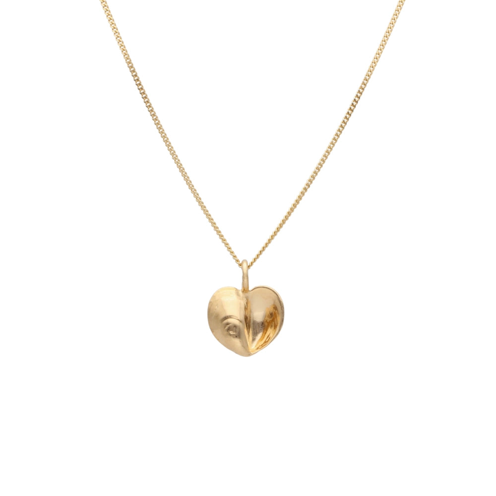 BLÅMUSSLA (Blue mussel) HEART 18K necklace