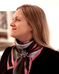 BLOMMAN™ L Scarfring - Guldviva Jewellery