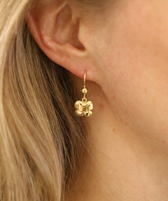 KLÖVER (Clover) 18K earrings - Guldviva Jewellery