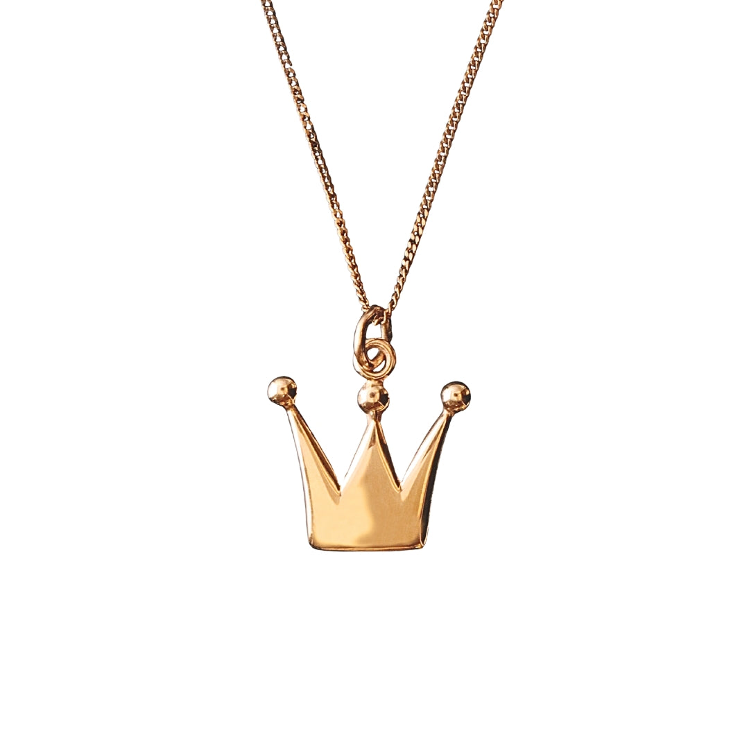 PRINCESS CROWN M necklace in 18K