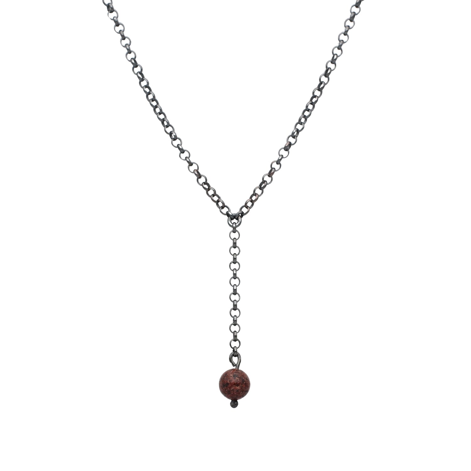 STRAND (Beach) GRANITE necklace THREADED