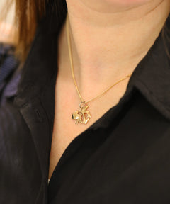 TRO HOPP & KÄRLEK (Faith, Hope & Love) 18K necklace - Guldviva Jewellery