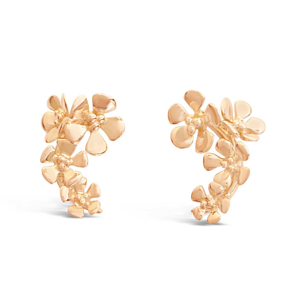 ÄPPELBLOM (Apple blossom) 18K L earrings-0