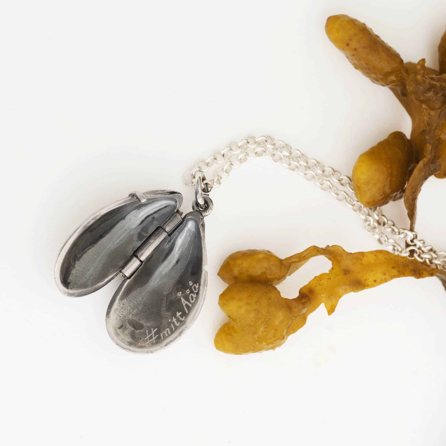 BLÅMUSSLA SKATT (Blue Mussel Treasure) necklace