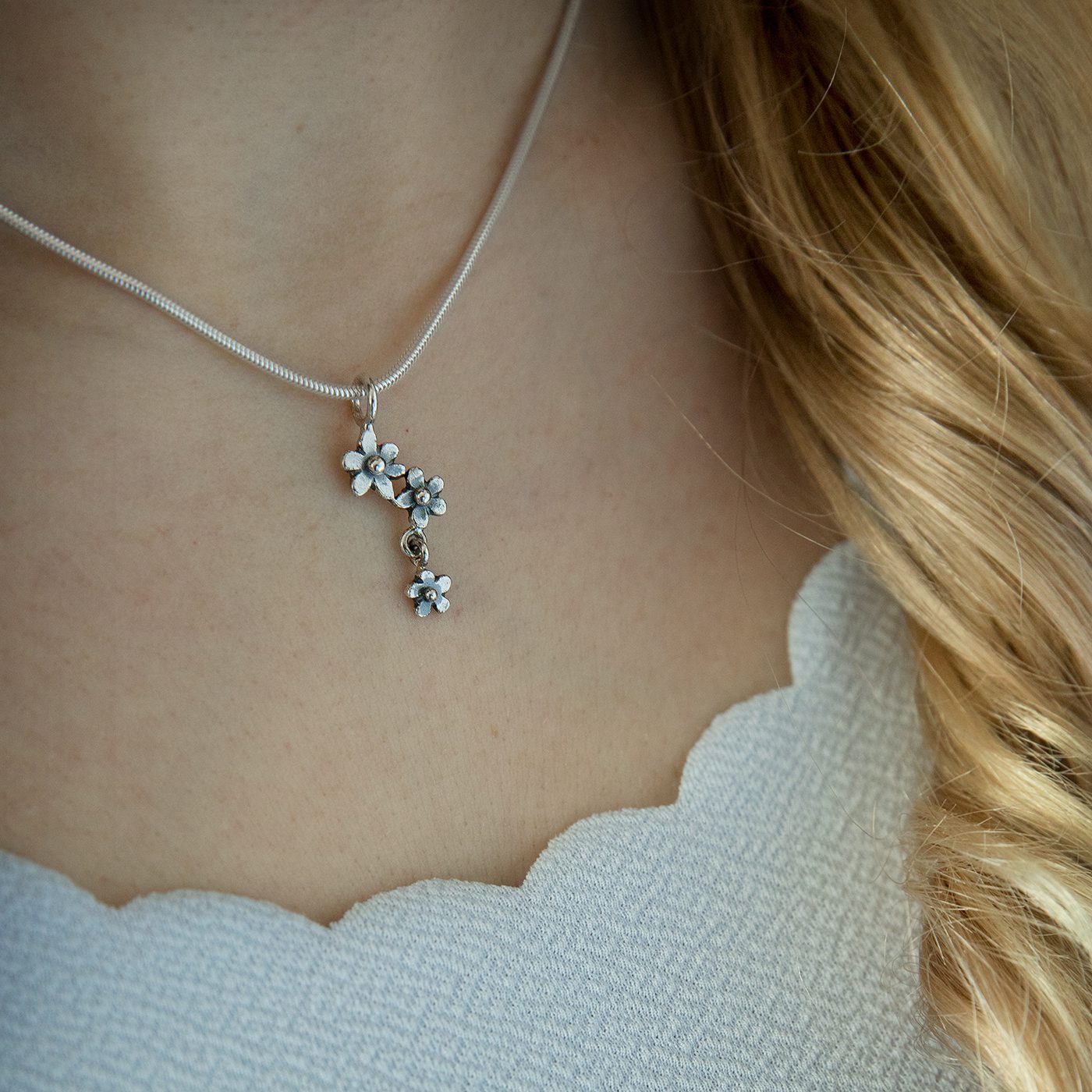 FÖRGÄT MIG EJ (FORGET ME NOT) necklace