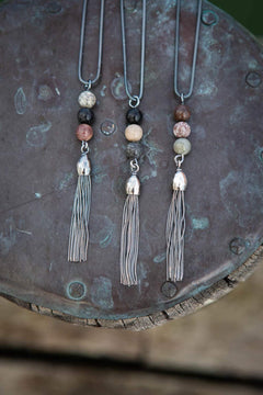STRAND (Beach) Fest necklace - Guldviva Jewellery