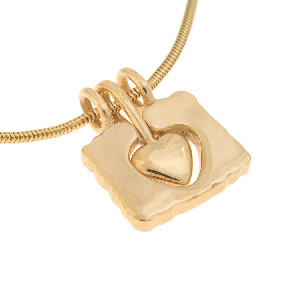 HÅLL OM (Embrace) MITT HEART (My heart) 18K pendant-0